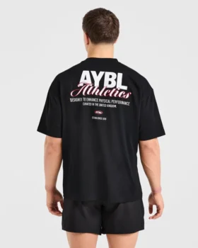 Athletics Script Oversized T Shirt