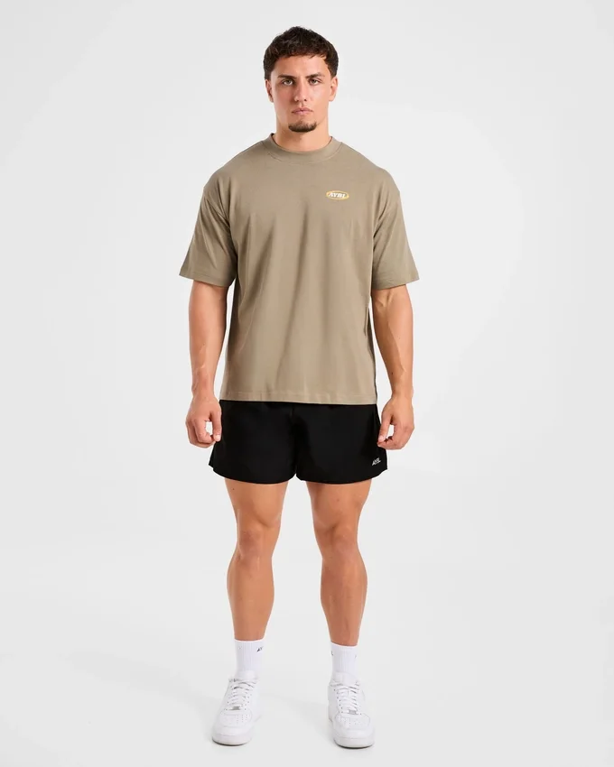 Athletics Script Oversized T Shirt