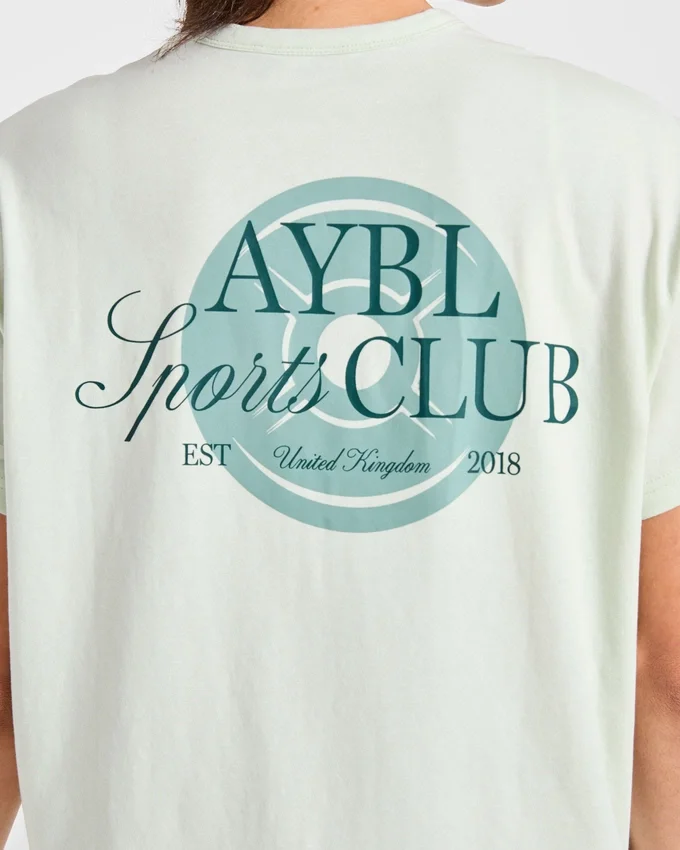 AYBL Sports Club Script Oversized T Shirt
