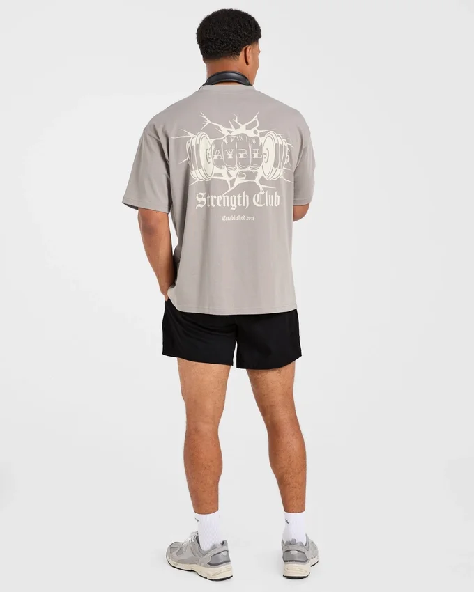 AYBL Strength Club Oversized T Shirt
