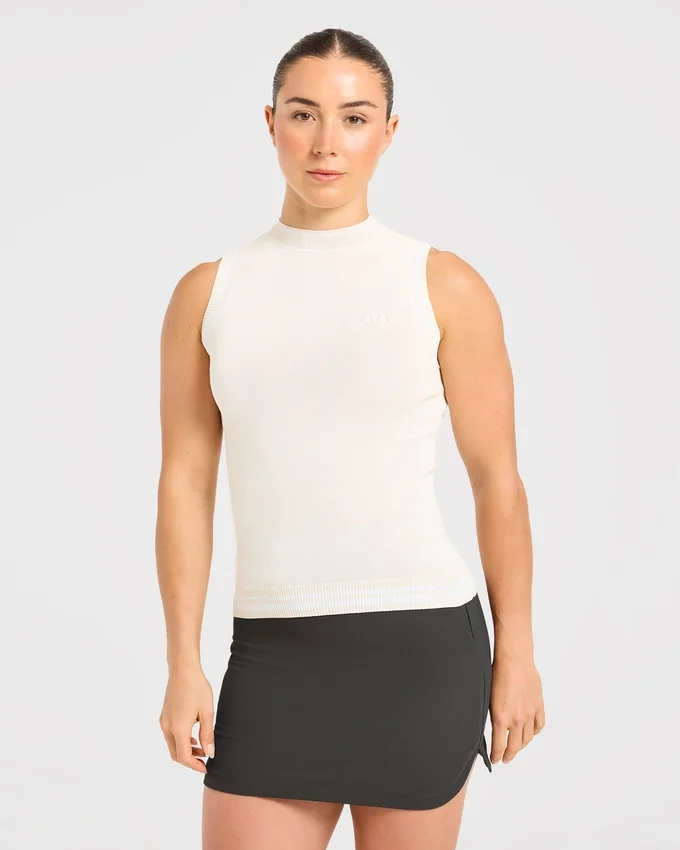 Classic Knitted High Neck Vest