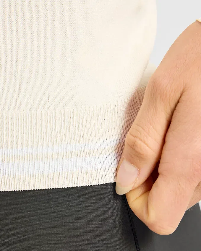 Classic Knitted Long Sleeve Polo