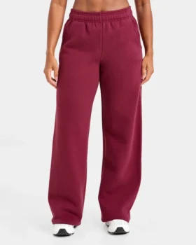 Classic Plush Oversized Straight Leg Joggers