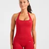 Enhance Seamless Halterneck Top