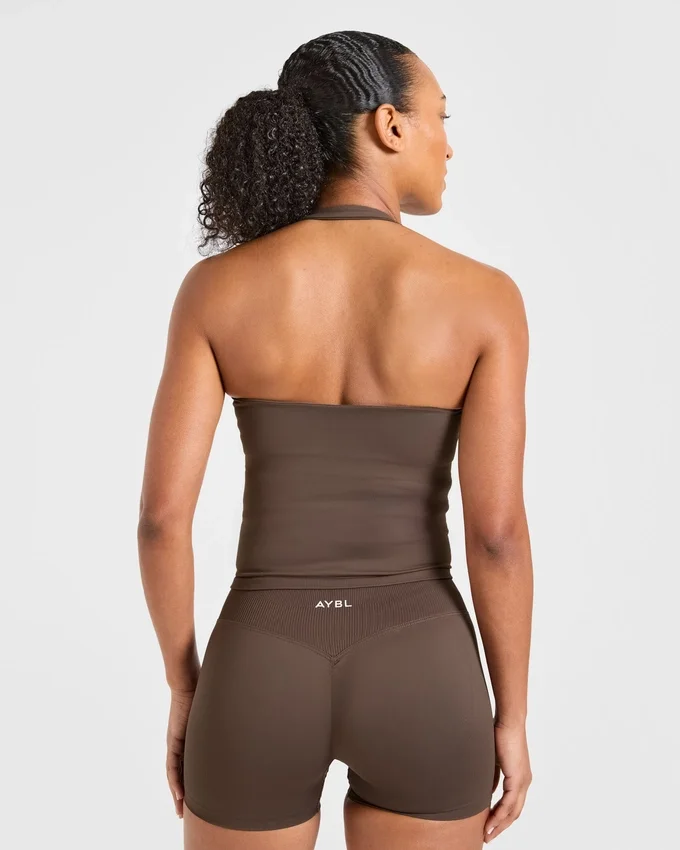 Enhance Seamless Halterneck Top