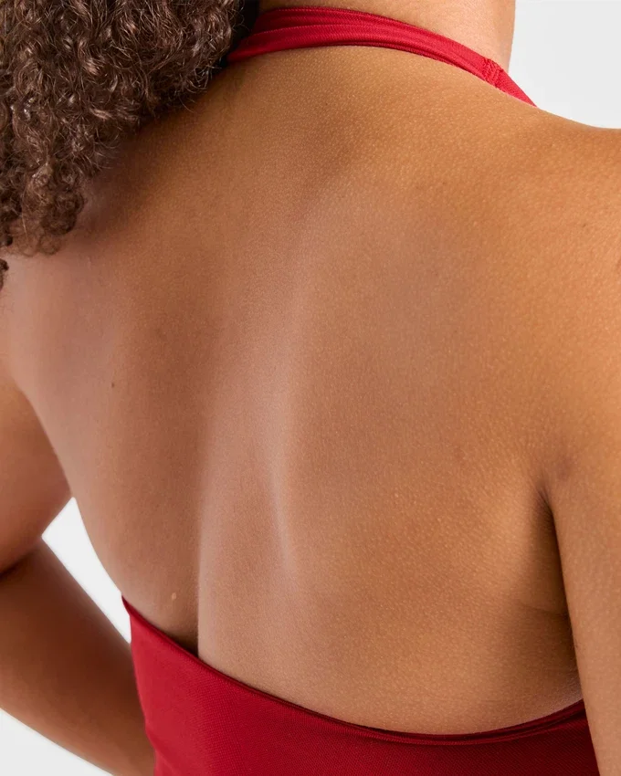 Enhance Seamless Halterneck Top