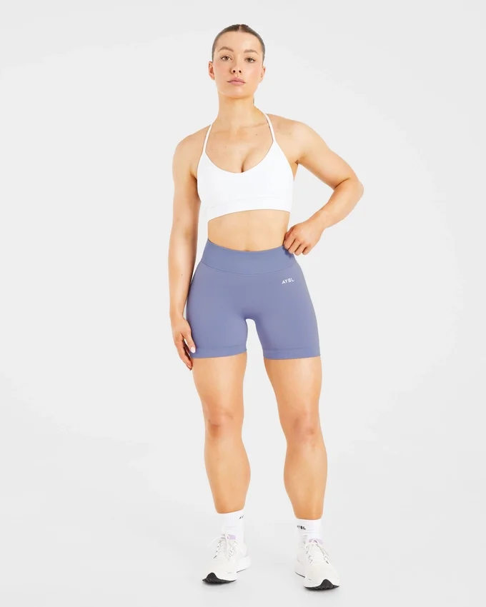 Essential V Neck Strappy Sports Bra