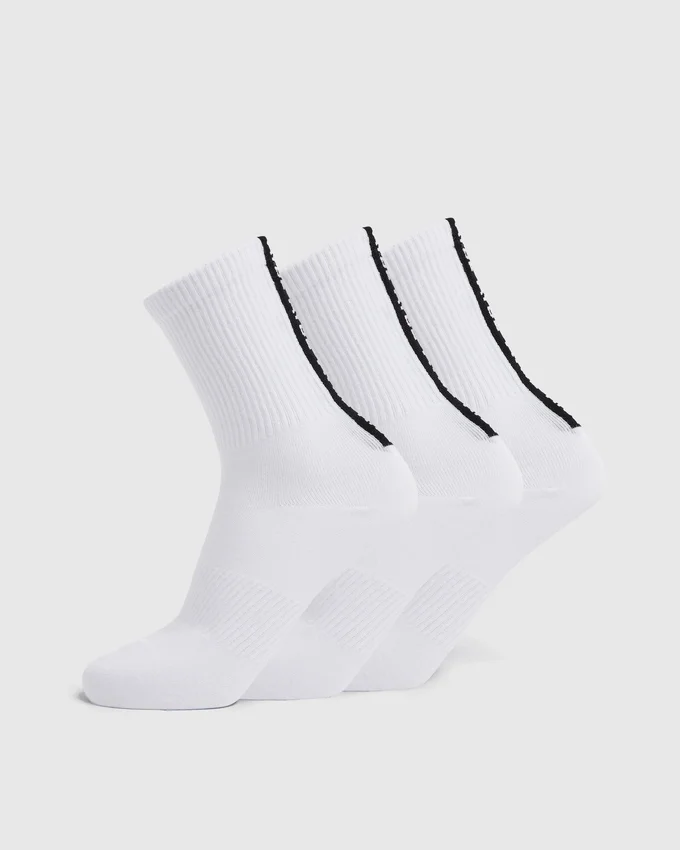 Everyday Back Stripe Crew Socks (3 Pack)