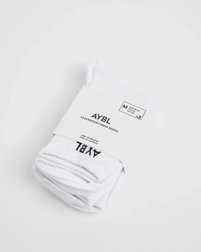 Everyday Crew Socks (3 Pack)
