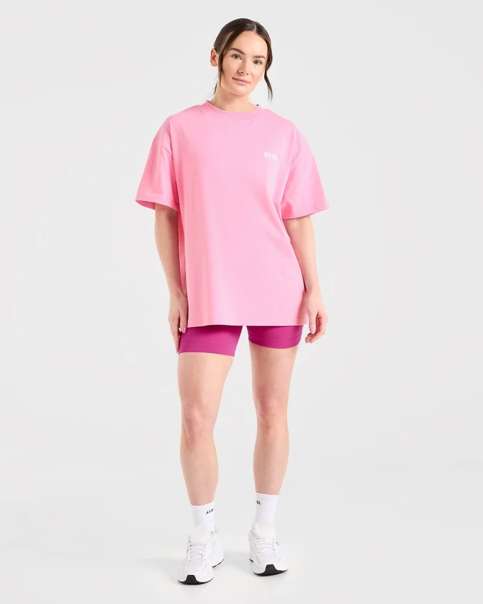 Focused Wavy Oversized T Shirt