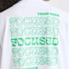 Focused Wavy Oversized T Shirt