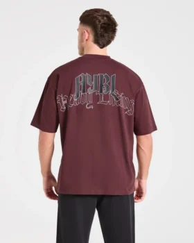 Heavy Lifting Gothic Oversized T Shirt
