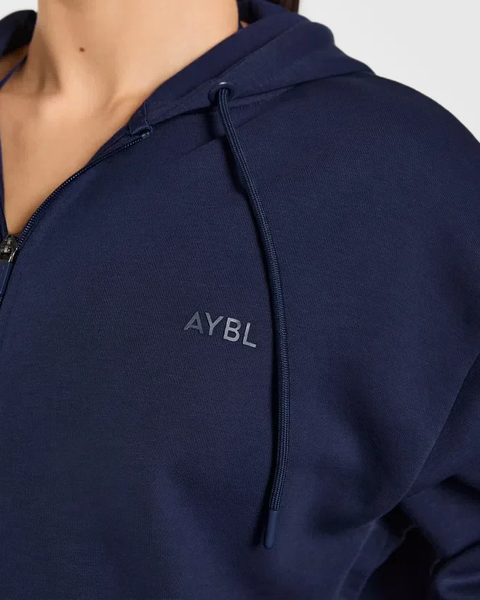 Lifestyle Oversized Zip Up Hoodie