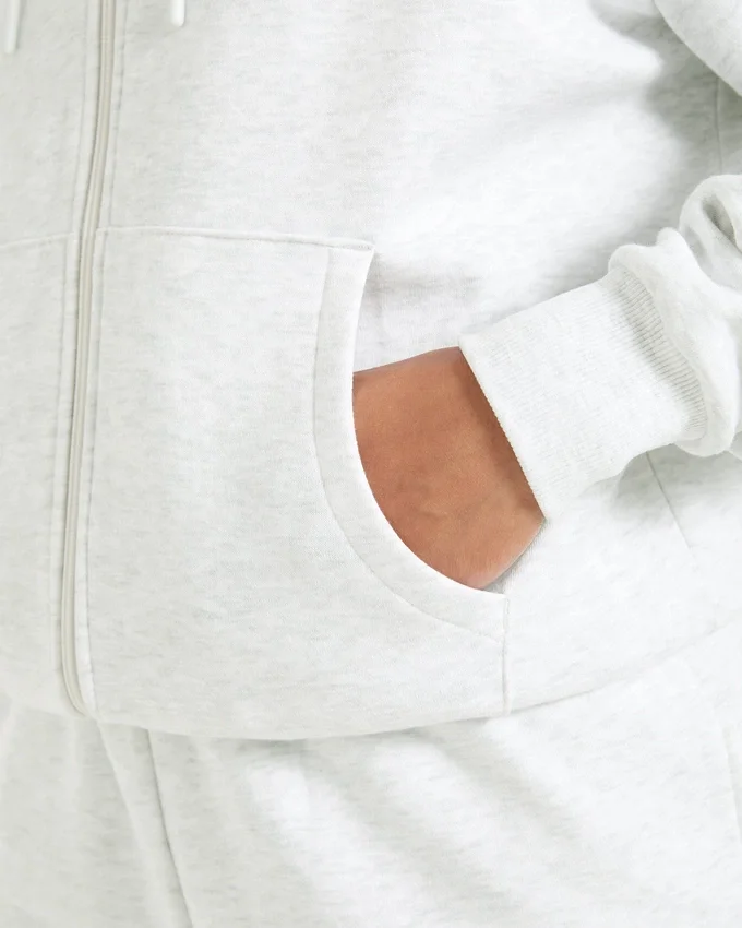 Lifestyle Oversized Zip Up Hoodie