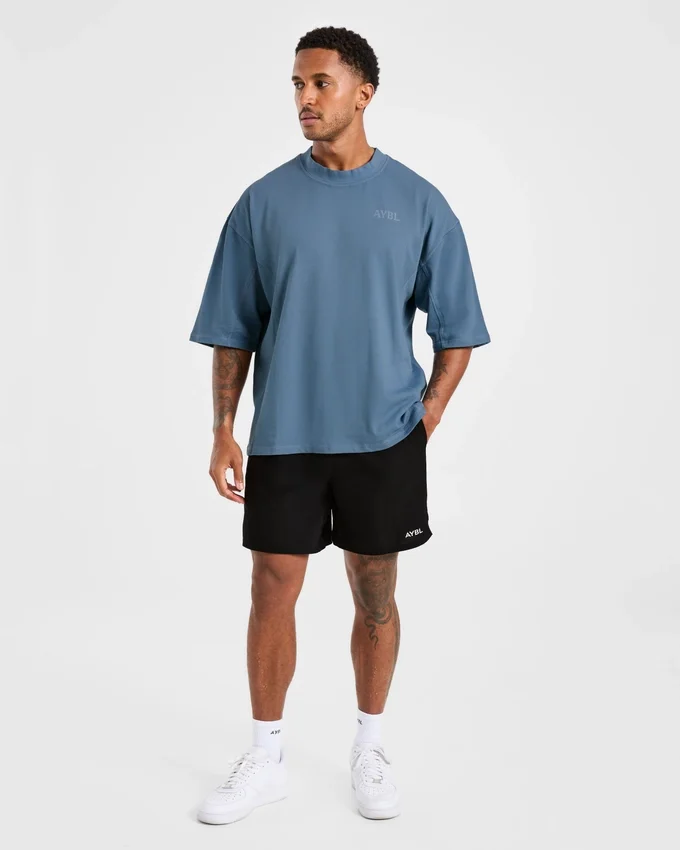 Lift Club Distressed Oversized T Shirt