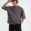 Lift Club Distressed Oversized T Shirt