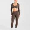Physique Long Sleeve Crop Top