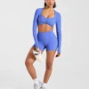 Physique Long Sleeve Crop Top