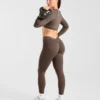 Physique Long Sleeve Crop Top