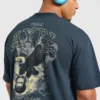 Relentless Eagle Oversized T Shirt