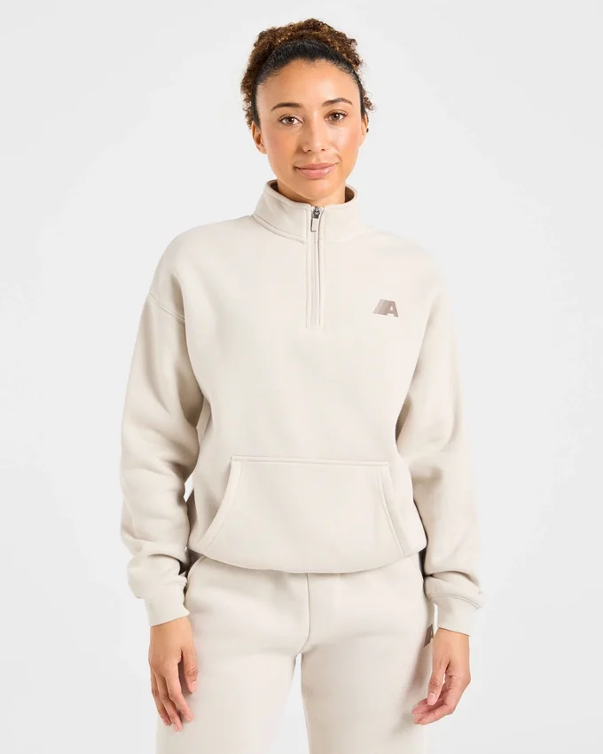 Retro Athletics Oversized 1/4 Zip Pullover