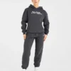 Retro Embroidered Oversized Hoodie