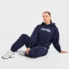 Retro Embroidered Oversized Hoodie