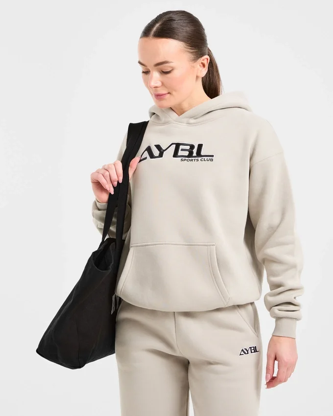 Retro Embroidered Oversized Hoodie