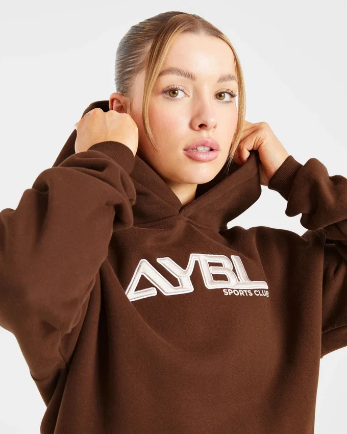 Retro Embroidered Oversized Hoodie