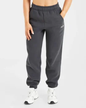 Retro Embroidered Oversized Joggers