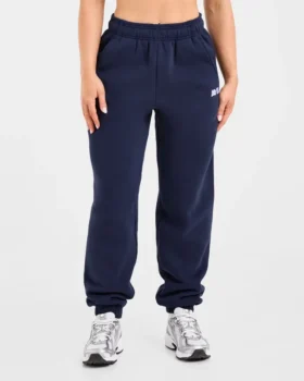 Retro Embroidered Oversized Joggers