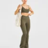 Sculpt Wrap Flared Leggings