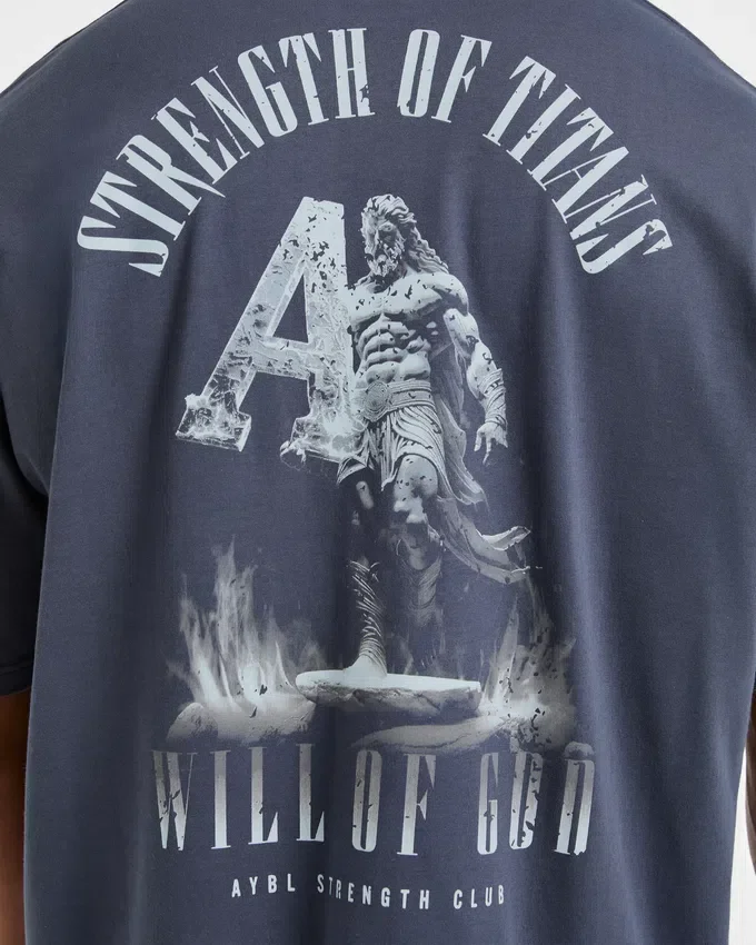 Strength Of Titans Oversized T Shirt