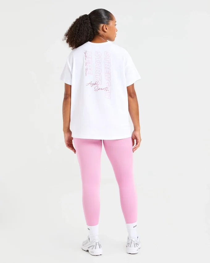 Strength Starts Here Oversized T Shirt