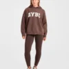 Varsity Oversized Knitted Hoodie